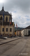 Vue en direction du Parmont depuis le quartier abbatial